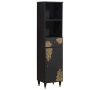 Bathroom Cabinet with Drawer Solid Mango Wood Sideboard Furniture vidaXL