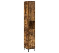 Bathroom Cabinet with Drawer with Door Engineered wood & Metal Modern vidaXL