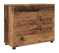 vidaXL Bathroom Cabinet with Drawer Sonoma Oak 76.5 x 35 x 64 cm