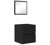 vidaXL Bathroom Cabinet Black Oak 41 x 38.5 x 45 cm Engineered Wood