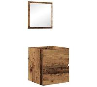 vidaXL Bathroom Cabinet Old Wood 41 x 38.5 x 45 cm Engineered Wood
