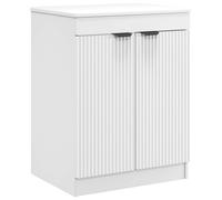 Bathroom Cabinet with Shelf with Storage Engineered Wood Modern Vanity vidaXL