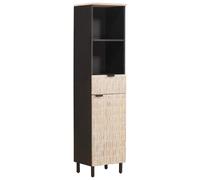 vidaXL Bathroom Cabinet Brown 38 x 33 x 160 cm Solid Mango Wood