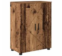 Bathroom Cabinet with Storage with Door Engineered wood & Metal Compact vidaXL
