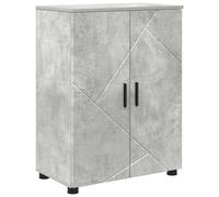 Bathroom Cabinet with Storage with Door Engineered wood & Metal Compact vidaXL