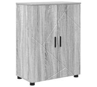 Bathroom Cabinet with Storage with Door Engineered wood & Metal Compact vidaXL