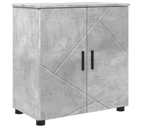 Bathroom Cabinet with Storage with Door Engineered wood & Metal Modern vidaXL