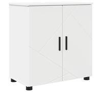 vidaXL Bathroom Cabinet White 61 x 35 x 64 cm Engineered wood & Metal