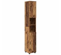 vidaXL Bathroom Cabinet with Storage Grey Sonoma 30 x 35 x 192 cm