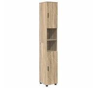 vidaXL Bathroom Cabinet with Storage Grey Sonoma 30 x 35 x 192 cm