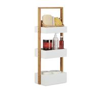 Bathroom caddy Wooden Bath Rack Lightweight Easy Assembly Bathroom Storage Caddy