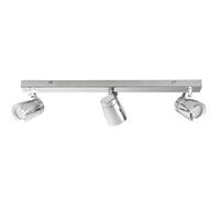 Bathroom Ceiling Bar Spotlight Chrome Plate Triple Adjustable 60cm Long Lamp