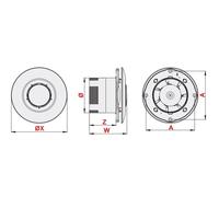 Bathroom Ceiling Extractor Fan 150mm / 6" Timer Kitchen Ball Bearing Round