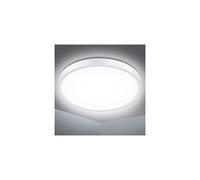 Bathroom Ceiling Light 24W 150W Equivalent 2200LM 5000K Daylight WhiteWaterproof IP54 Flush MountModern Ceiling Light for Living
