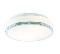 Opal Glass Shade IP44 Bathroom Ceiling Light