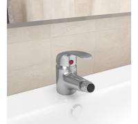 Bathroom Chrome Luxury Modern Basin Sink Mono Round Square Mixer Tap & Waste