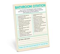 Bathroom Citation Nifty Note (Knock Knock Nifty Notes)
