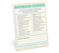 Bathroom Citation Nifty Note (Knock Knock Nifty Notes)