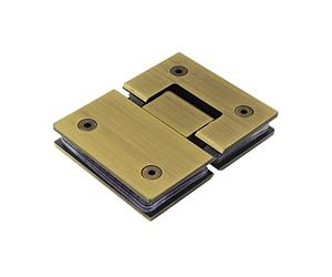 Bathroom Clamp Clip,Glass Door Hinge,304 Stainless Steel, Shower Doors Hing, Pull Sliding(180 Degrees)