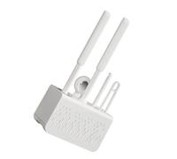 Bathroom Cleaner Set Nonslip Suction Cup Toilet Brush And Organizers For Shower Or Restroom Sanitary Maintenances Antislip Toilet Brush And Stand
