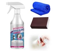 Bathroom Cleaner Spray, 2025 Upgrade Cleaning Kitchen Glass Cleaner Spray, Powerful Shower Toilet Limescale Remover S-pray, Multi-Purpose Cleaning No Rinse for Bathroom Shower Glass (1)