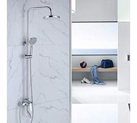 Bathroom Copper Three-speed Lift Set Concealed Shower Mixing Valve Third Gear Under The Water Beautiful practical
