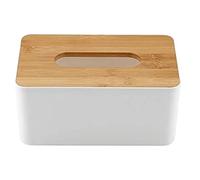 Bathroom Countertop Paper Towel Dispenser Multi-fold Folded Hand Towel Dispenser Bamboo Small Paper Towel Holder for Home Office Kitchen Bathroom Paper Towel Holder