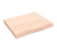 Bathroom Countertop Vanity Top Wash Basin Worktop Treated Solid Wood vidaXL