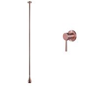 Bathroom Creative Ceiling Water Drop Faucet All Copper Cold and Hot Washbasin Wall Faucet,Brushed D 01，Rose D 02