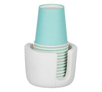 Bathroom Cup Dispenser, Diatomaceous Earth 3 oz Cup Dispenser Mouthwash Dispensers, Disposable Paper Cups Holder for Bathroom Kitchen Countertop Sink Organizer