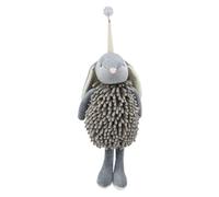 Bathroom Decorations Cartoon Little Rabbit Hand Towel Doll Functional Animal Rabbit Hand Towel Racks for Bathroom Door (Grey, 35cm)