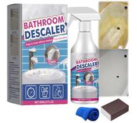 Bathroom Descaler, Bathroom Descaler Foam Spray, Powerful Stubborn Stains Cleaners, Limescale Remover Spray, Multi-purpose Bubble Cleaning SPRAY, For Bathtub Toilet BATHROOM Shower (1)