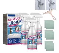 Bathroom Descaler, Bathroom Descaler Schaum, Stubborn Stains Cleaner, Jue Fish Bath-room Des-caler, Multipurpose Bath0-room Des-caler Foam Für Badezimmer, Glas, Waschbecken, Wanne (3 Stück)