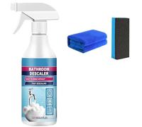 Bathroom Descaler Foam Cleaner - 2026 Upgrade Bathroom Foam Cleaner Spray, Bathroom Descaler Spray, Multi-Purpose Stubborn Stains Cleaners, Descaling Spray for Walls, Toilet, Glass, Sink (1Pcs)