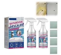 Bathroom Descaler Foam Cleaner Spray, - 2025 New Formula Toilet & Drain Stain Remover, Fast-Acting Spray for Tubs, Sinks, Tiles, Removes Tough Soap Scum & Limescale (2pcs)