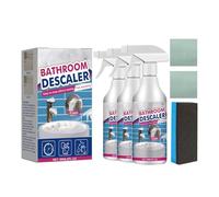 Bathroom Descaler Foam Spray 2026 Upgrade, 300ml Powerful Limescale Remover & Bathroom Cleaner Spray, All Purpose Foam Cleansing Foam Cleaner for Home, Shower, Sink & Glass (3PC)