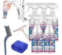 Bathroom Descaler Foam Spray, 60ml/2.02fl oz Limescale Remover Spray, Toilet Cleaner Limescale Remover, Bathroom Foam Cleaner for Toilet, Glass, Sink Tub, Bathtub, Faucet (5 Pcs)