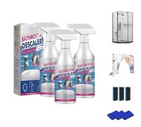 Bathroom Descaler Foam Spray,Bathroom Descaler Cleaner Spray,Method Cleaning Product,Toilet Cleaning Foam,Bubble Cleaner Foams Sprays For Shower Glass/Toilet/Glass/Sink Tub/Bath Stubborn Stain (3 Set)
