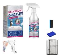 Bathroom Descaler Foam Spray,Bathroom Descaler Cleaner Spray,Method Cleaning Product,Toilet Cleaning Foam,Bubble Cleaner Foams Sprays For Shower Glass/Toilet/Glass/Sink Tub/Bath Stubborn Stain (1 Set)