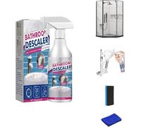 Bathroom Descaler Foam Spray,Bathroom Descaler Cleaner Spray,Toilet Cleaning Foam,Method Cleaning Product,Bubble Cleaner Foams Sprays For Shower Glass,Toilet,Glass,Sink Tub,Bath Stubborn Stain (1)