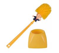 Bathroom Donald Trump Toilet Brush with Holder, Cleaning Brush Set, Funny Novelty Gift for Bathroom Decor, Housewarming, Holiday Surprise