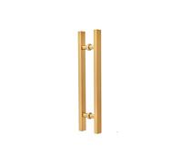 Bathroom Double Glass Door Handle, Glass Door Pulls,Suitable for Retail Stores, Restaurants, and Offices(Color-1,Pitch-70cm)