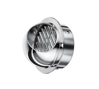 Bathroom Exhaust Fan Vent, Moisture-Proof and Durable, 2.8-inch with Filter and Windproof Cap, 1 Piece.(3.9in)