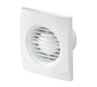 Bathroom Extractor Fan 100mm / 4" Wall White Ventilator Kitchen Shower WV100