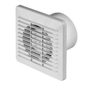 Bathroom Extractor Fan 100mm / 4" White Modern Kitchen Toilet Ventilator WB100