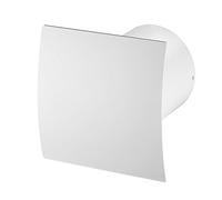 Bathroom extractor fan, diameter 100 mm, ball bearing, Silent Standard Escudo-Line System+, White, Ø 100 4.40 watts