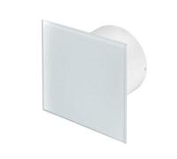 Bathroom Extractor Fan - Multiple Options Including Pull Cord, Timer, Humidity Sensor - Silent or Turbo - Chrome, White and Black Finish Options - Low Energy Consumption ((Turbo) Pull Cord, PTG100)