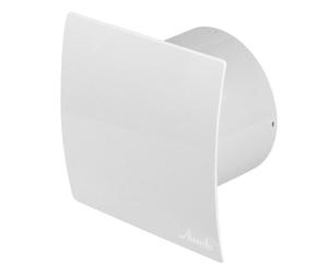 Bathroom Fan Diameter 100 mm Front Panel White WEB and Humidity Sensor/Hygrostat with Timer/Slow Run Control Fan Ceiling Fan Front Wall Fan Bathroom Fan Built-in Fan Bathroom Kitchen