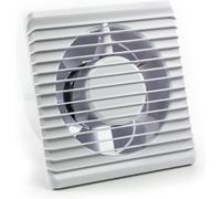 Silent Bathroom Extractor Fan 100mm Low Energy White Modern Kitchen Ventilator