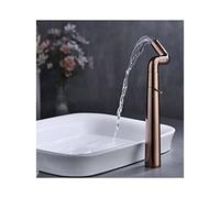 Bathroom Faucet 360 ° Rotation Bathroom Sink Faucet Single Handle Basin Mixer Tap Hot and Cold Water Lavatory Faucet Brass Bathroom Vessel Sink Faucet Aerator Vanity Faucet,rose gold